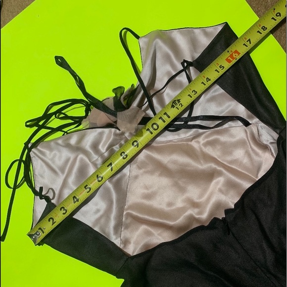 Y2K BCBG RUNWAY Chiffon Sheath Dress SLIP DRESS COQUETTE LOLITA HOMECOMING PROM - Picture 7 of 8